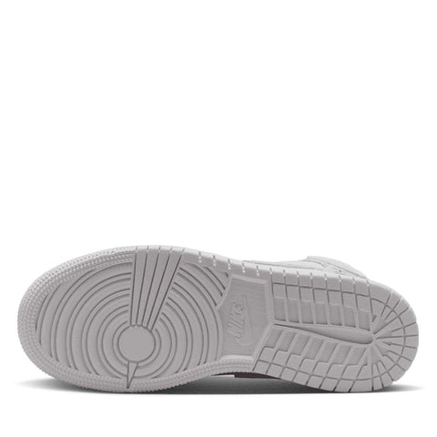 Air Jordan 1 Mid SE (GS) - White/Field Silver