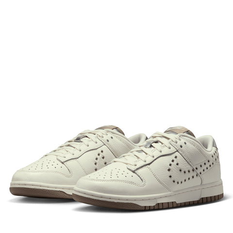 Women's Nike Dunk Low 'Metal Eyelet Swoosh' - Sail/Metallic Silver