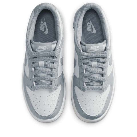 Nike Dunk Low (GS) - White/Light Smoke Grey