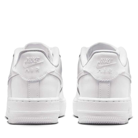 Nike Air Force 1 Low Patent Leather (GS) - White/White