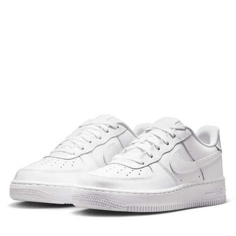Nike Air Force 1 Low Patent Leather (GS) - White/White