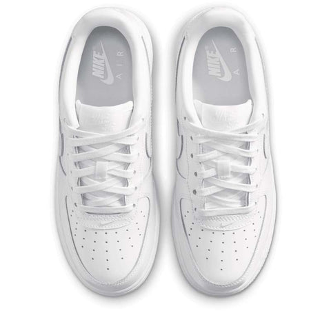 Nike Air Force 1 Low Patent Leather (GS) - White/White