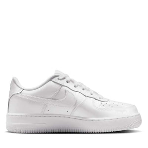 Nike Air Force 1 Low Patent Leather (GS) - White/White