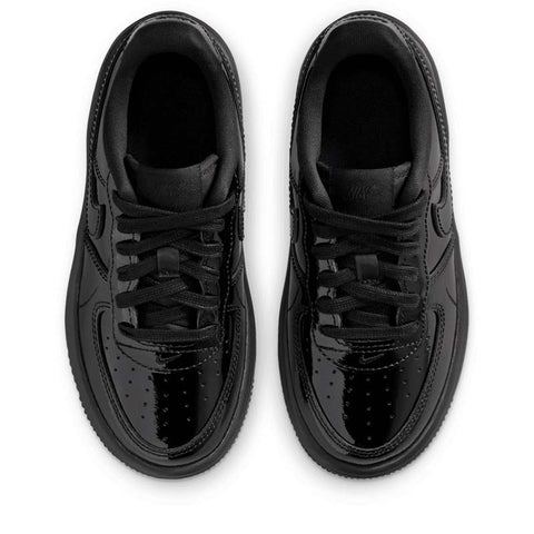 Nike Force 1 Low Patent Leather (PS) - Black/Black
