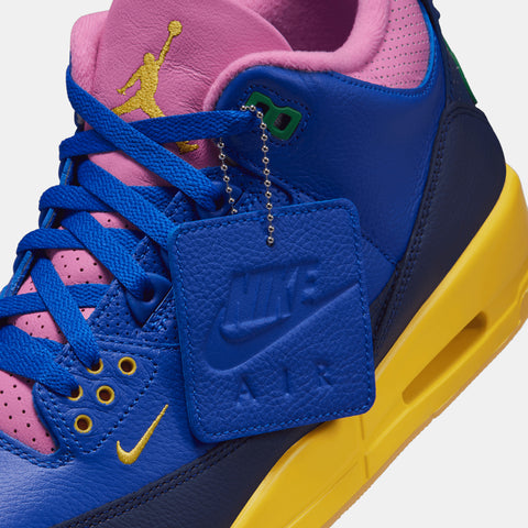 Air Jordan 3 Retro OG 'Brazil' - Racer Blue/Blue Void