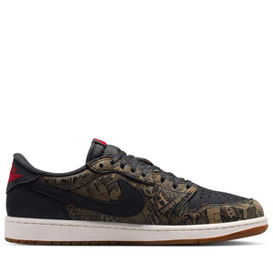Air Jordan 1 Low OG 'Laser' - Black/Varsity Red