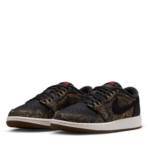 Air Jordan 1 Low OG 'Laser' (GS) - Black/Varsity Red