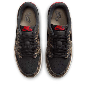 Air Jordan 1 Low OG 'Laser' (GS) - Black/Varsity Red