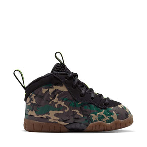 Nike Little Posite Pro Premium 'Green Camo' (TD) - Black/Black