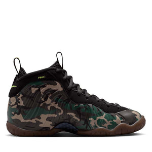 Nike Little Posite Pro Premium 'Green Camo' (GS) - Black/Black