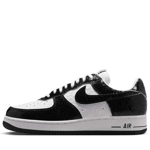 Nike Air Force 1 'Cracked Leather' - Black/White