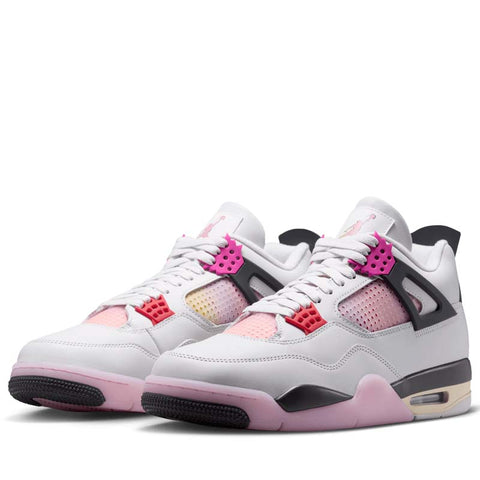 Air Jordan 4 Retro 'Comic' - Off White/Fire Pink