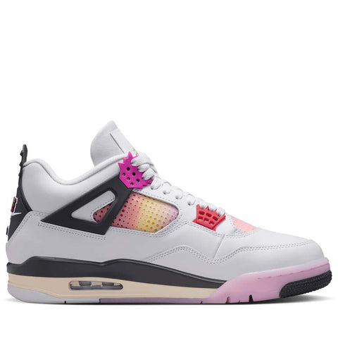Air Jordan 4 Retro 'Comic' - Off White/Fire Pink