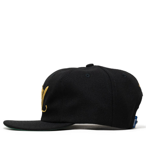 Awake NY Flamboyant Entertainment 6 Panel Snapback - Black