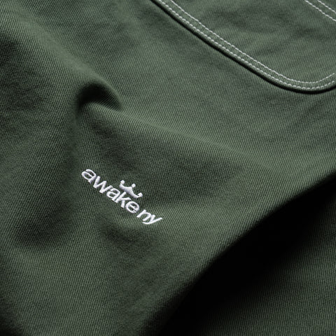 Awake NY Double Knee Jorts - Green