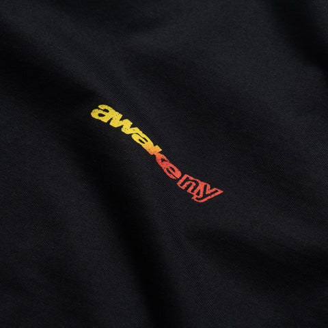 Awake NY Gradient Sport Tee - Black