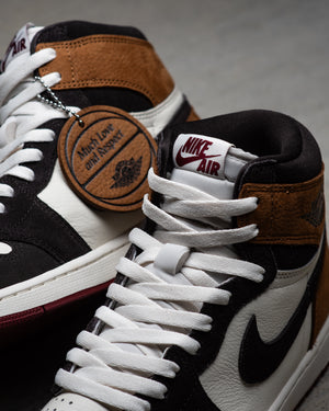 Air Jordan 1 Retro High OG 'Love Letter' - Shadow Brown/Team Red