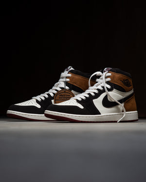 Air Jordan 1 Retro High OG 'Love Letter' - Shadow Brown/Team Red