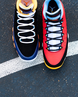 Air Jordan 9 Retro Low 'What The Kilroy' - Black/Challenge Red