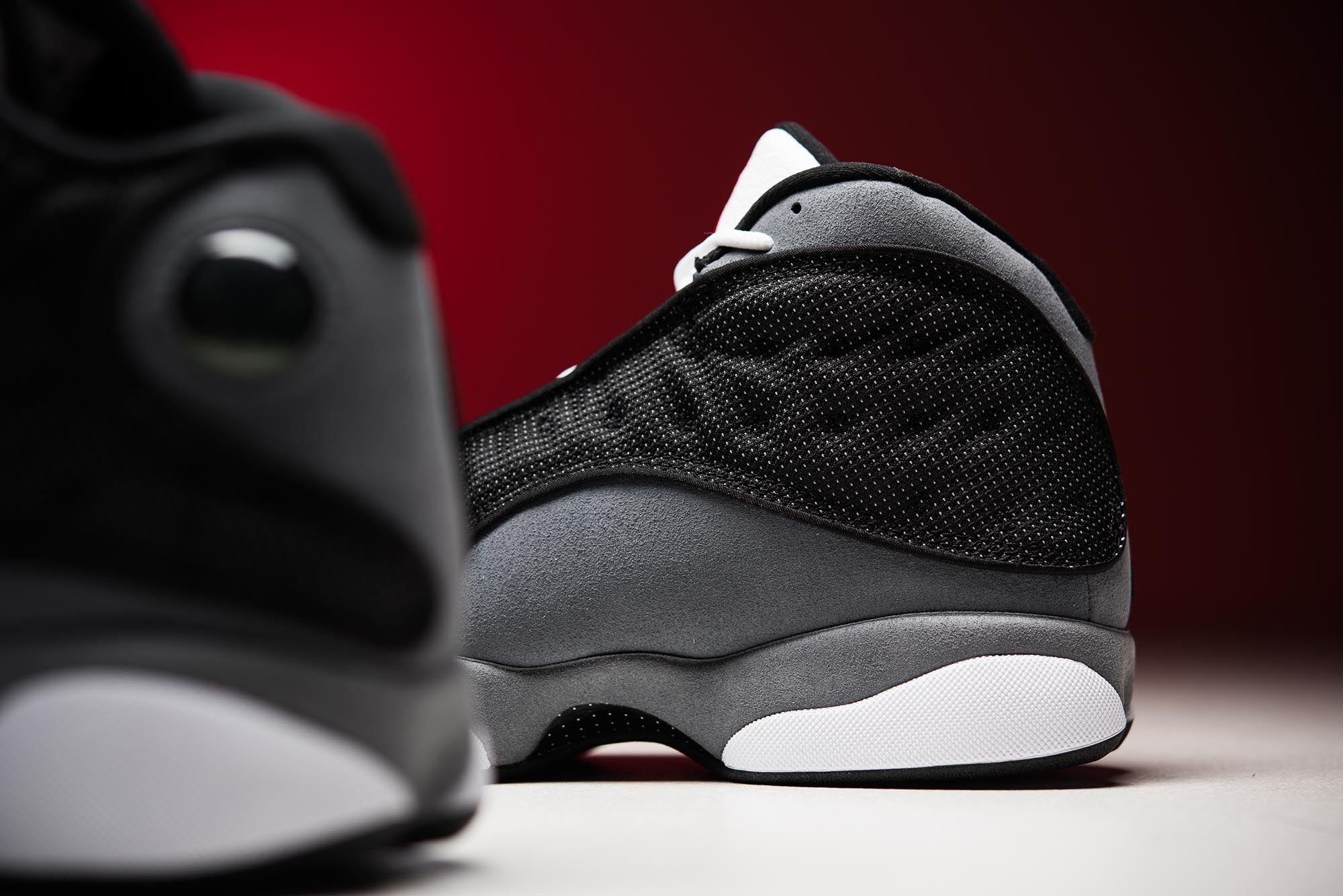 Jordan 13 gray and black outlet