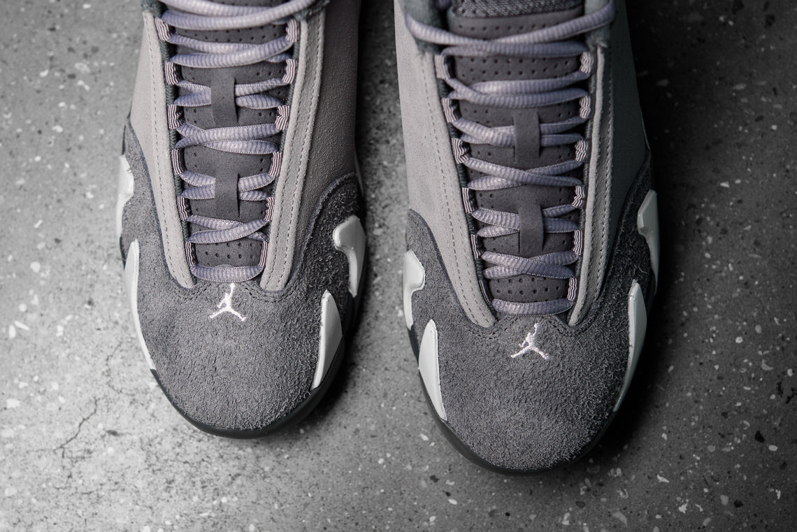 retro 14 grey flint