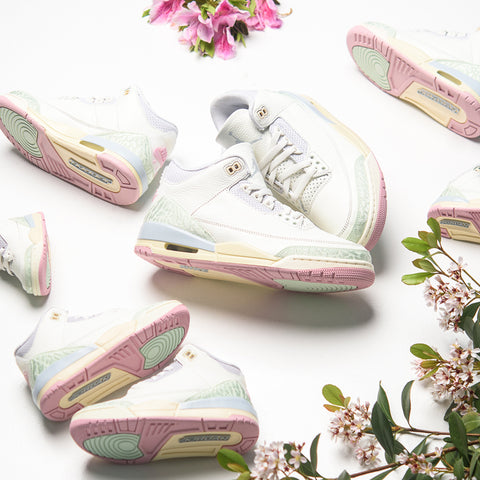 Jordan 3 Retro OG 'Spring Is In The Air' (PS) - Sail/Jade Aura
