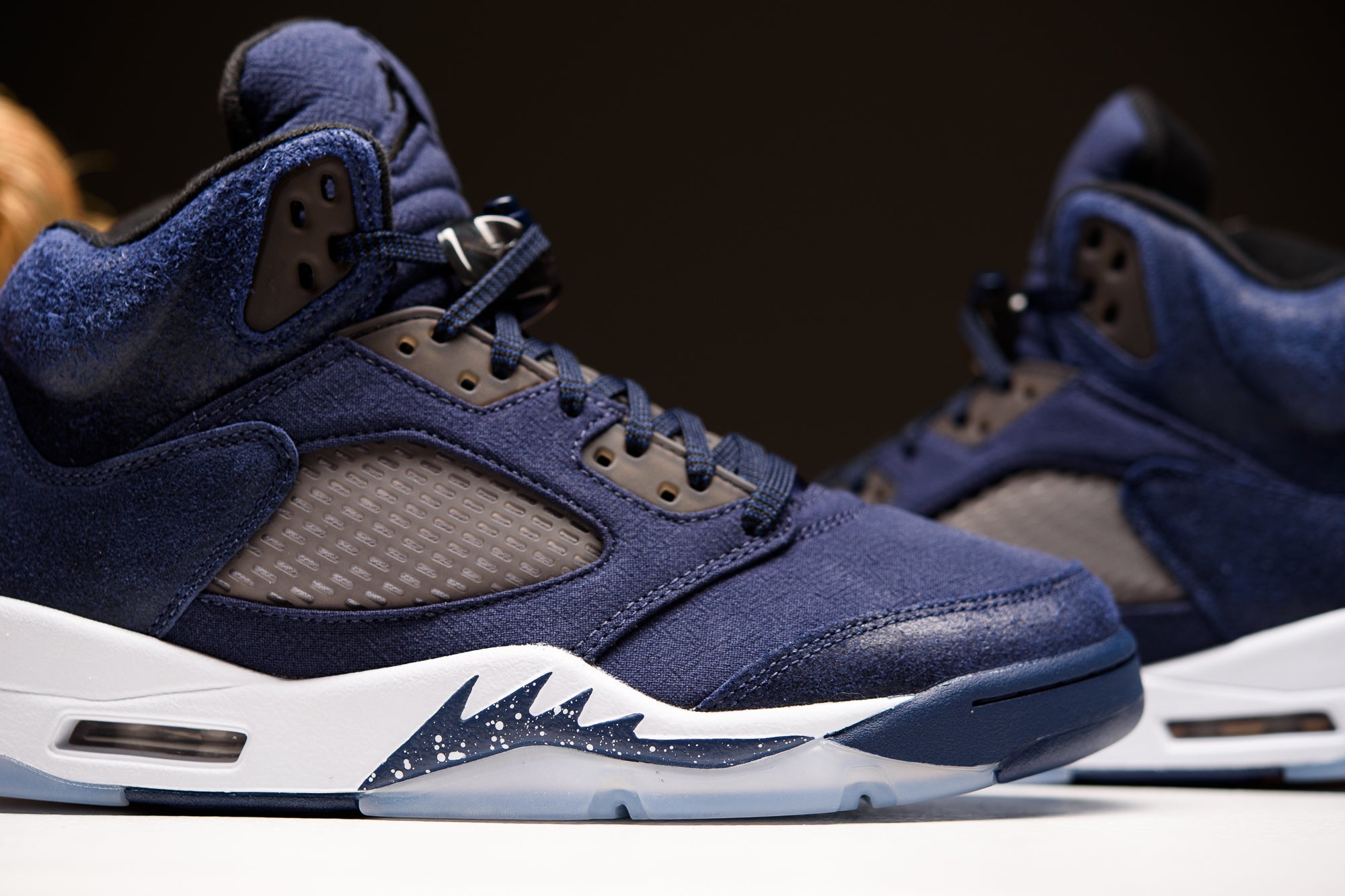 Navy jordans store