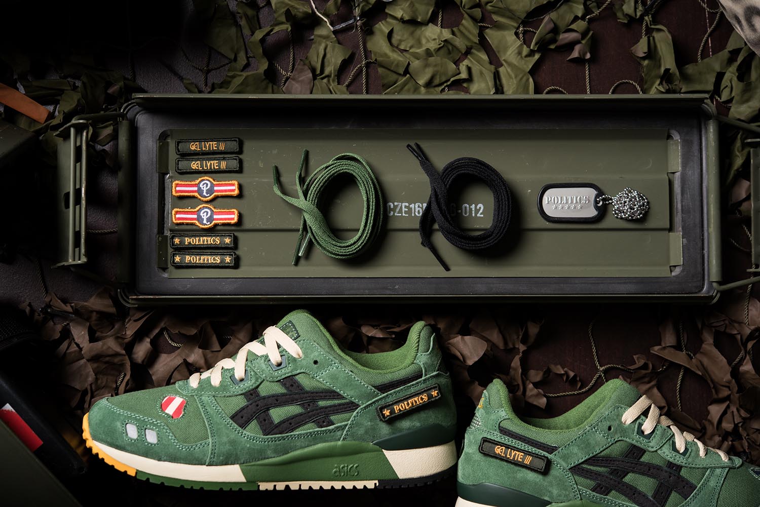 Asics gel lyte iii army shop