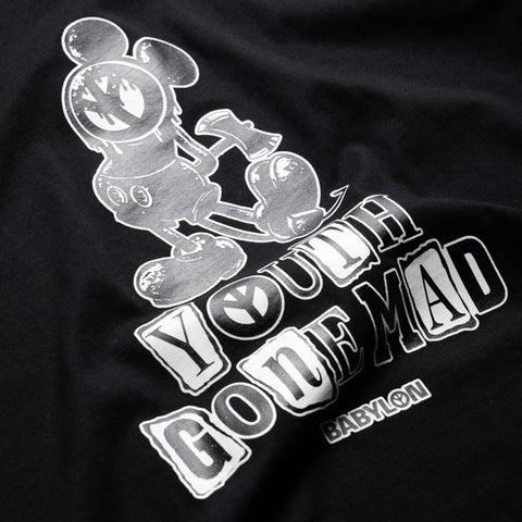 Babylon Youth Gone Mad Tee - Jet Black