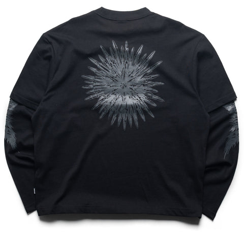 Babylon Twofer L/S Tee - Jet Black/Multi