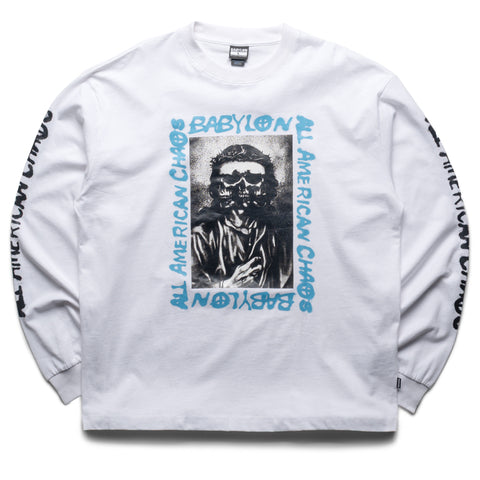 Babylon American Chaos L/S Tee - Pure White