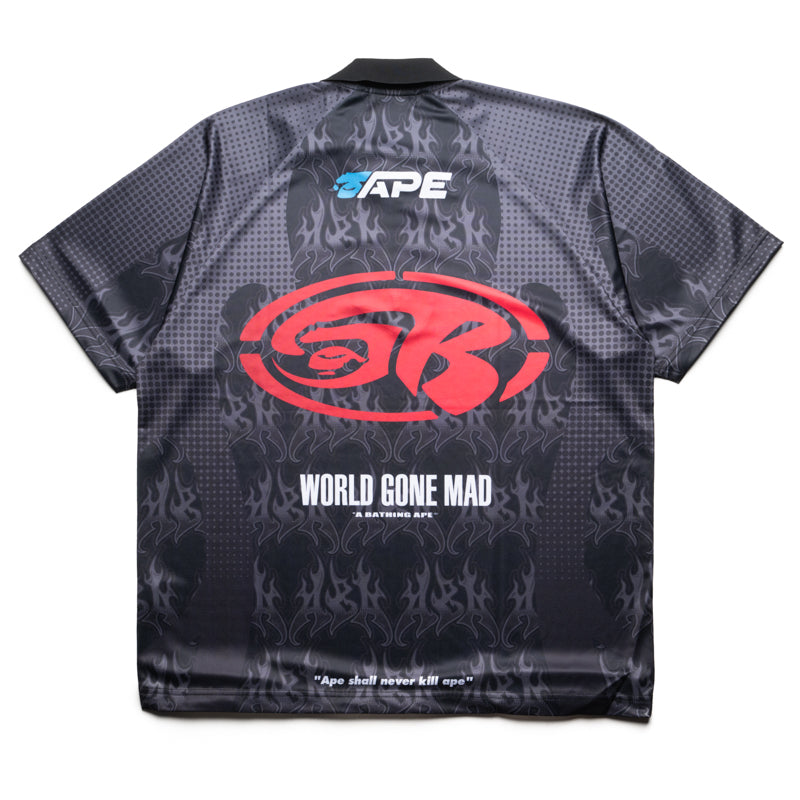 BAPE FIRE BAPESTA LOGO T-shirt Black A Bathing Ape Size M | eBay