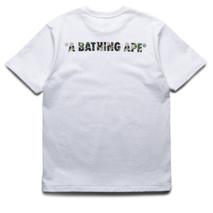 A Bathing Ape ABC Camo One Point Tee - White/Green