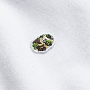 A Bathing Ape ABC Camo One Point Tee - White/Green