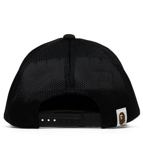 A Bathing Ape 1st Camo College Mesh Cap - Green