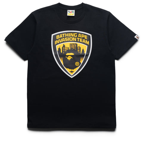 A Bathing Ape Security Emblem Tee - Black