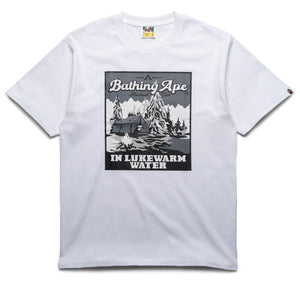 A Bathing Ape Base Camp Tee - White
