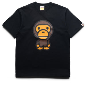 A Bathing Ape Big Baby Milo Tee - Black