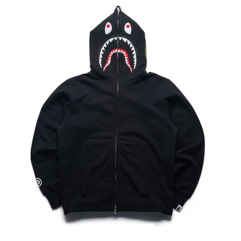A Bathing Ape Shark Full Zip Hoodie - Black