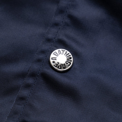 A Bathing Ape Baseball Varsity Jacket - Navy