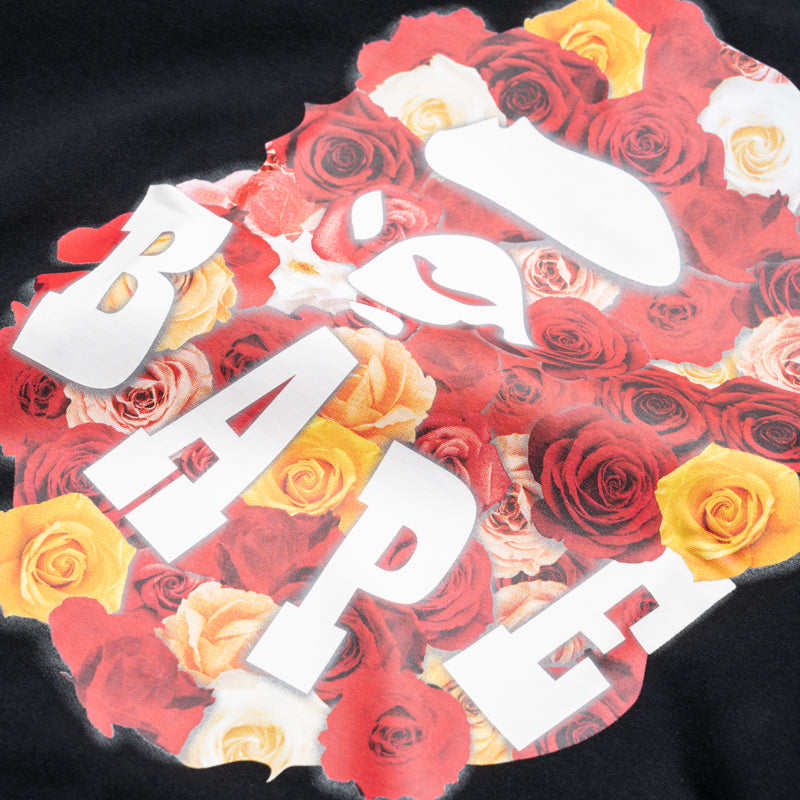 A Bathing Ape Rose Ape Head Tee - Black – Sneaker Politics