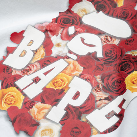 A Bathing Ape Rose Ape Head Tee - White