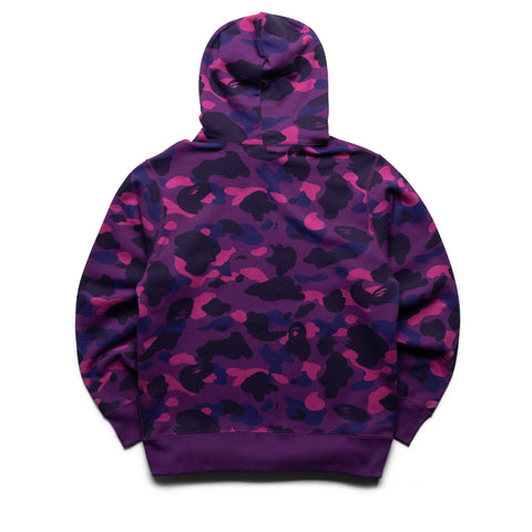 A Bathing Ape Color Camo Bape Pullover Hoodie - Purple