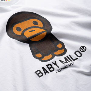 A Bathing Ape Baby Milo Tee - White