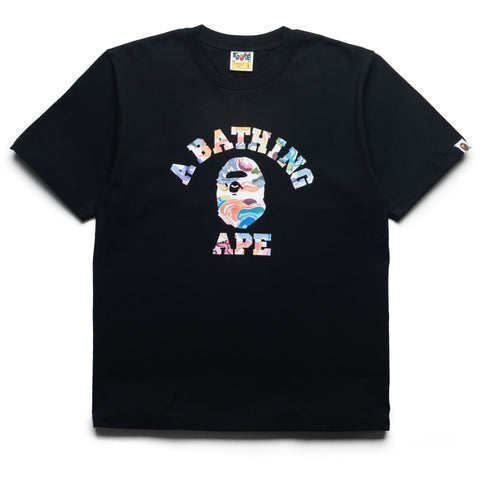 A Bathing Ape Art Camo College Tee - Black