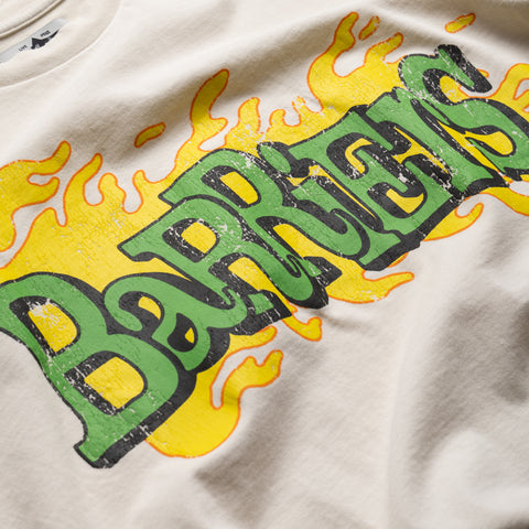 Barriers Worldwide World In Flames Tee - Cream
