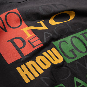 Barriers Worldwide No God No Peace Boxy Tee - Mink