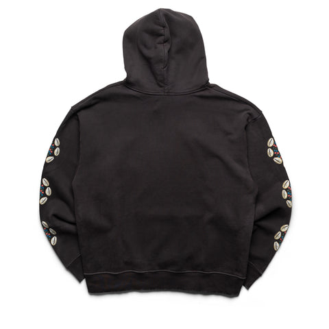 Barriers Worldwide Cowrie Shell Hidden Pocket Hoodie - Mink