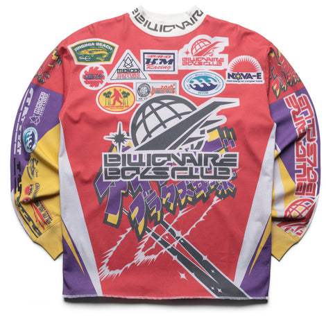Billionaire Boys Club Pro L/S Knit Jersey - Red