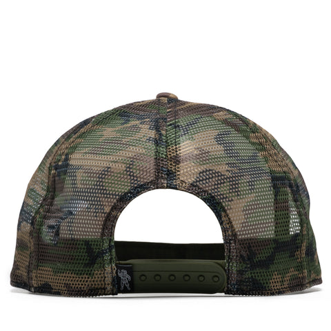 Billionaire Boys Club Camo Trucker Hat - Cypress